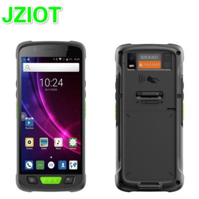 中国 JZIOT V9000P 5.5インチ ポータブル アンドロイド 9.0 UHF HF LF RFID Reader 1D 2D バーコード スキャナー PDA 販売のため