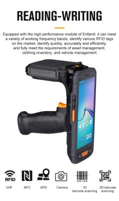 Κίνα Ανθεκτικός PDA 5G RFID Reader UHF Scanner Handheld Terminal 5.5inch Octa Core 9000mAh pdas για Διαχείριση Αποθήκης προς πώληση