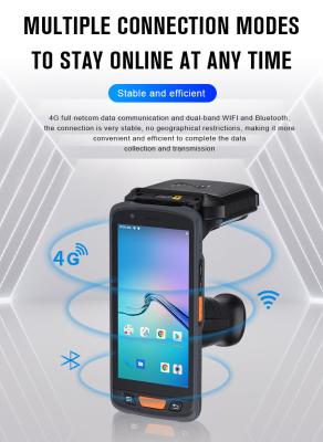 China Reliable RFID Android 11 Rugged 4G Wifi Blue tooth GSM Camera 1D 2D Barcode Scanner Handheld PDAs for sale