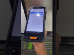 Android Rugged Industrial Hf 15693 Handheld Rfid Tag Reader Mobile Terminal 1d 2d Scanning