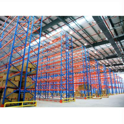 China Suitable for GLOBAL Standard 50mm Heavy Duty Outdoor Pitch Pallet Selective Racking for sale