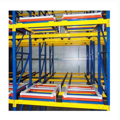 China Hot Sale Rack Warehouse Storage Push Pallet Racking System 1-5T for sale