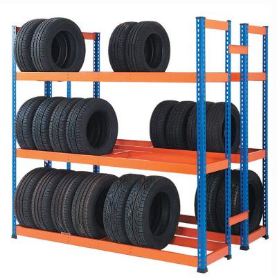 China Suitable for special designed outside 4S shop storage using automotive industry car part display tire rack for sale