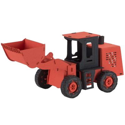 China Unique Educational DIY TOY OEM ODM Forklift Toy Makers Small Laser Cut Paper Model Gifts 3D Kids Puzzles Custom Made For Adults for sale