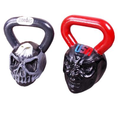 China Durable Professional Competition Monster Cast Iron Custom Kettlebell for sale