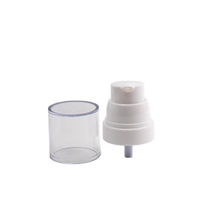 China Non Spill 20mm 20/410 Treatment Cream Pump With Half Cap For Skin Care Cosmetic for sale