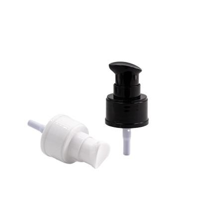 China Spill No 24/410 Pump 24mm Treatment Cream For Skin Care Lotion Hand Pump Black Cosmetic Plastic Lotion Pump For Bottle Lid for sale