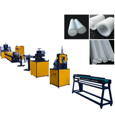 China Machine Making Foam Tube Extruder EPE Swimming Pool Noodle Pipe Plastic LDPE Single-screw SIEMENS Brand 125KW Customer Choice for sale