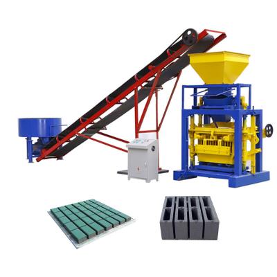 China Qt4-35 Cement Interlocking Block Making Machine FLY ASH Germany Technology 1,100*650mm 50-200mm 1500 KG 4 Blocks/mold for sale