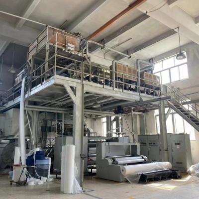 China pre-owned 1600/2400/3200mm S SS SMS SSMMS PP used pp spunbond nonwoven fabric making machine production manufacturing machinery for sale