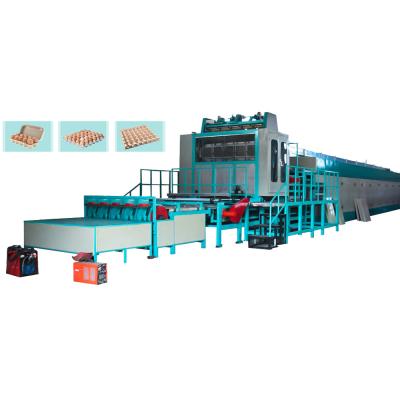 China Recycle Waste Paper Box Farm Making Egg Tray Carton Making Machine Production Line 3800-4000 Pieces/ Hour Production Capacity for sale