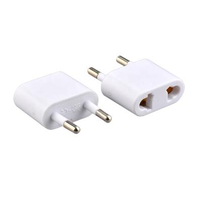 China Small and Exquisite Small Travel Plug Power Adapter Plug Converter Euro European Pure Copper Touring European Conversion to Universal for sale