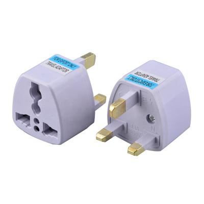 China Standard Tourist UK Plug Adapter Power Converter Residential/General Purpose Conversion Plug, UK Travel Plug Outlet Adapter UK To Universal Plug for sale