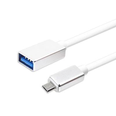 China Micro Cable Adapter Mobile Phone USB OTG Micro USB Male To USB A Female Converter for sale