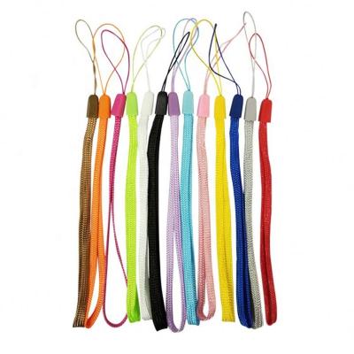 China Colorful Polyester Braided Hand Wrist Lanyard Strap String For USB Flash Drives, Keys, Keychains, ID Name Tag Badge Holders for sale