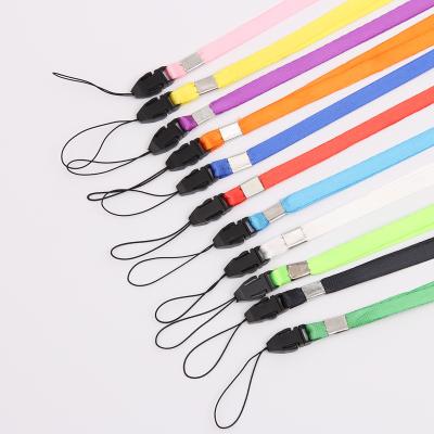 China Colorful Polyester Polyester Exhibition Event Card Neck Lanyards Tie Removable String Clasp for sale