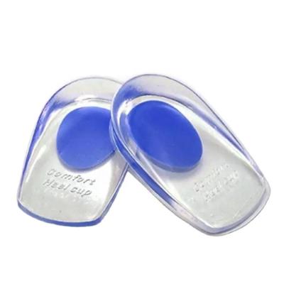 China Cushioning Silicone Heel Cup Pads for Bone Teeth Pain Relief Protectors of Your Sore or Bruised Feet Insole Gels Treatment for sale