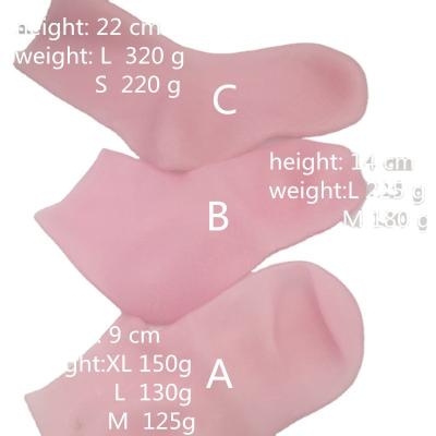 China Moisturizing Whitening Assurance 2021new Commercial Service OEM Moisturizing Spa Gel Socks; silicone gel sock, gel cooling sock for sale