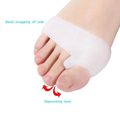 China Separate the toes and soothe the soles of the soft forefoot cushion pad pain relief foot care gel protection forefoot cushion pad feet for sale