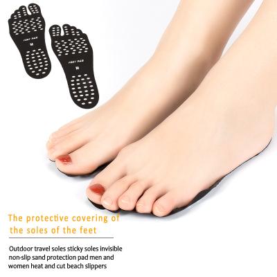 China Sole Promotional Anti-slip Shoe Protector Elastic Foot Silicone Protect Beach Insole for sale