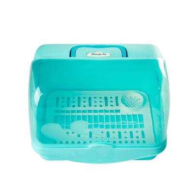 China Necessary Tool Wholesale Kids Storage Box PP Plastic Foldable Baby Bottle Drying Rack for sale