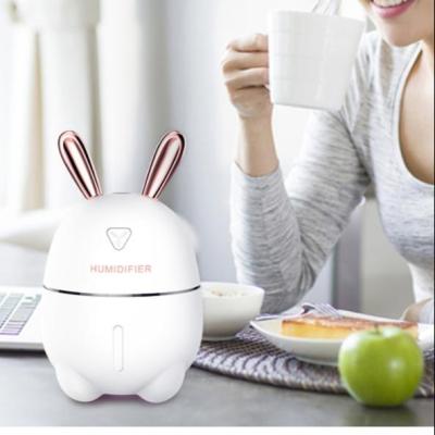 China Newest Design PP+ABS+Electronic Cute Portable Mini Usb Humidifier Led Light Ultrasonic Air Humidifier for sale