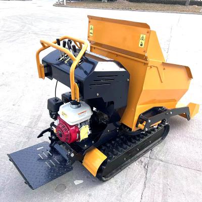 China Einzylindrige Gummibahn Mini Crawler Dumper 300kg 500kg 1000kg zu verkaufen