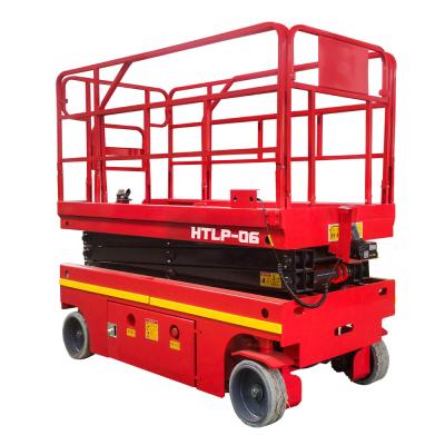 China Scaffolding Hydraulic Scissor Work Platform 6m Self Propelled Aerial Platform for sale