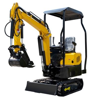 China Boomschommeling 1000kg Hightop Klein Geopend Mini Excavator With Back Cover Te koop