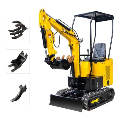 China la correa eslabonada Mini Excavator Three Cylinders Water del motor de 1200kg Kubota se refrescó en venta