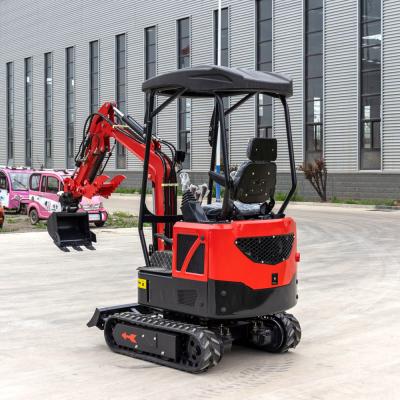 China 1.5 Tone Mini Hydraulic Excavator Machine CE Farm Garden Mini Digger for sale