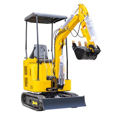 China Hightop 1.7 Ton Mini Excavator Hydraulic Mini Crawler Digger With Laidong Engine for sale