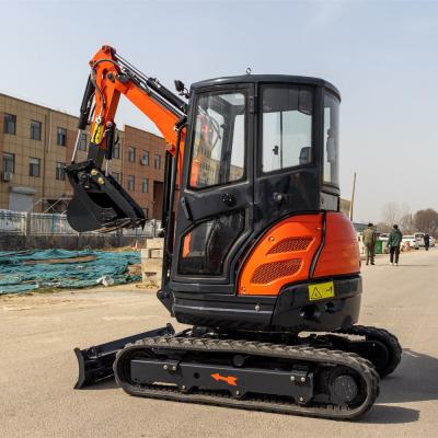 China 2500kg Cab Hightop Mini Excavator EPA Euro 5 Engine Hydraulic Compact Excavator for sale