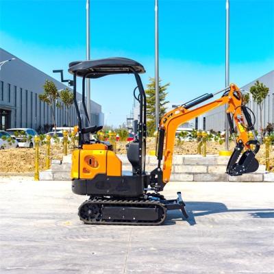 China 1tone dröhnen Schwingen Mini Hydraulic Excavator Digger With EPA HT10G zu verkaufen