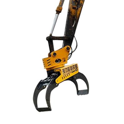 China Wood Cutter 6t Excavator Tree Shear Construction Equipment Accessories zu verkaufen