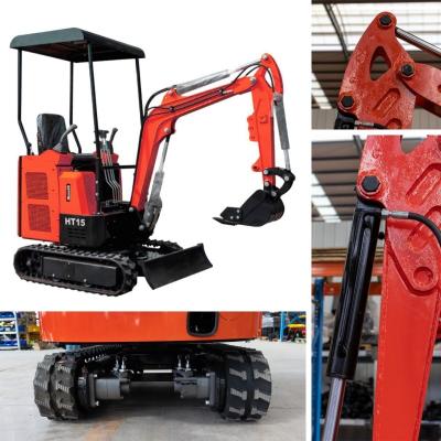 China 1.5 Ton robust Mini Crawler Bagger Koop 192 Motor zu verkaufen