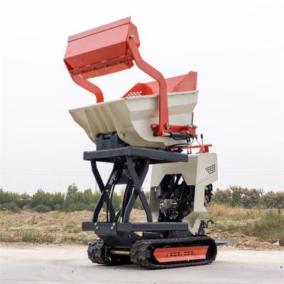 China 6.5 PS / 3600 Rpm Nennleistung Mini Crawler Dumper für schwere Lasten zu verkaufen