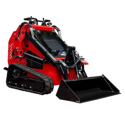 China Vierrad-Mini-Skid-Steer-Lader maximiert die Bauproduktivität zu verkaufen