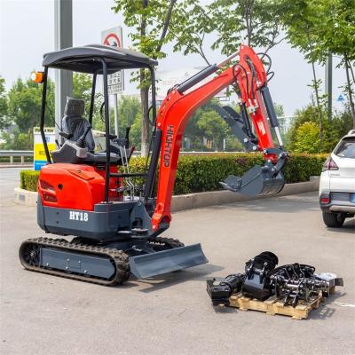 China Mini excavadora hidráulica compacta y potente con 1800 kg de peso de operación en venta