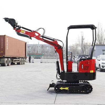 China 1330 mm Min Rotatieradius Hightop Mini Graafmachine met 380 mm platform Grondvrijheid Te koop