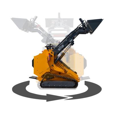 China Compacto Mini Skid Steer Loader Con 0.2m3 Capacidad de cubo y 2220 mm de longitud general en venta