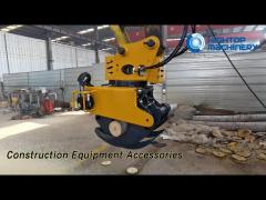 Excavator Construction Equipment Accessories Sawing Plate Hydraulic For Wood Cutting