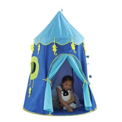 China Indoor Princess Child Play Tent Wholesale Soft Polyester Toy Children Play Teepee Tent for sale