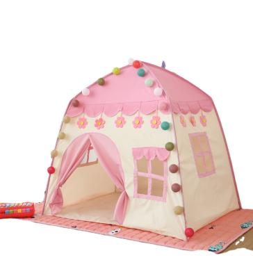 China Soft Portable Indoor Outdoor Toy Children Princess Castle Tents Teepee Tent For Kids Folding Play Tent Bedroom Baby Balls Pool Playhouse for sale