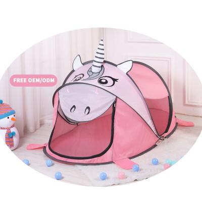 China Strong Soft Toy Tents Animal Shaped Non-Toxic Foldable Kids Toy Wholesale 2-4 Tent for sale