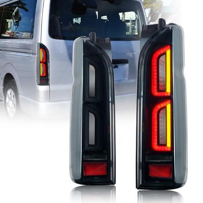 China Archaic PC+ABS factory full led taillights for Toyota Hiace 2005-2018 with sequential turn signal plug and play for Toyota Hiace 2005 for sale