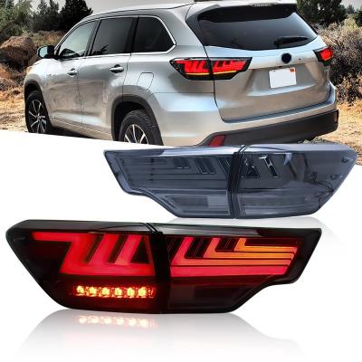 China PC+ABS 3th Gen Xu 50 2015 2016 2017 Archaic Manufacturer Led Rear Light Factory Wholesale Sales Kluger Tail Lamps For Toyota Highlander for sale