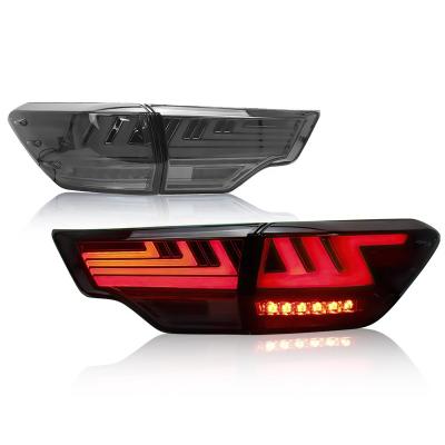 China Archaic PC+ABS Factory Wholesale Full Rear Led Light 3th Gen Xu 50 2015 2016 2017 Kluger Tail Lamps For 2015 Toyota Highlander for sale