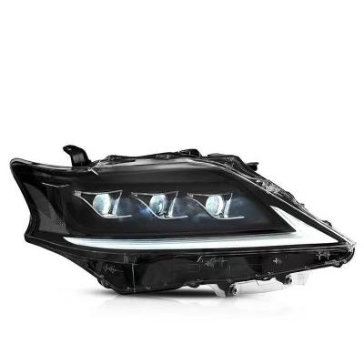 China Led Headlight Archaic PC+ABS Full New Factory Design For Lexus Rx 350 Rx 350 3led Headlight Light Head Lamp With Mobile Signal for sale