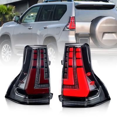 China Archaic Factory Wholesale PC+ABS Tail Lights For Lexus 2010 Led With Sequential Indicator Tail Light For Lexus GX400 GX460 for sale